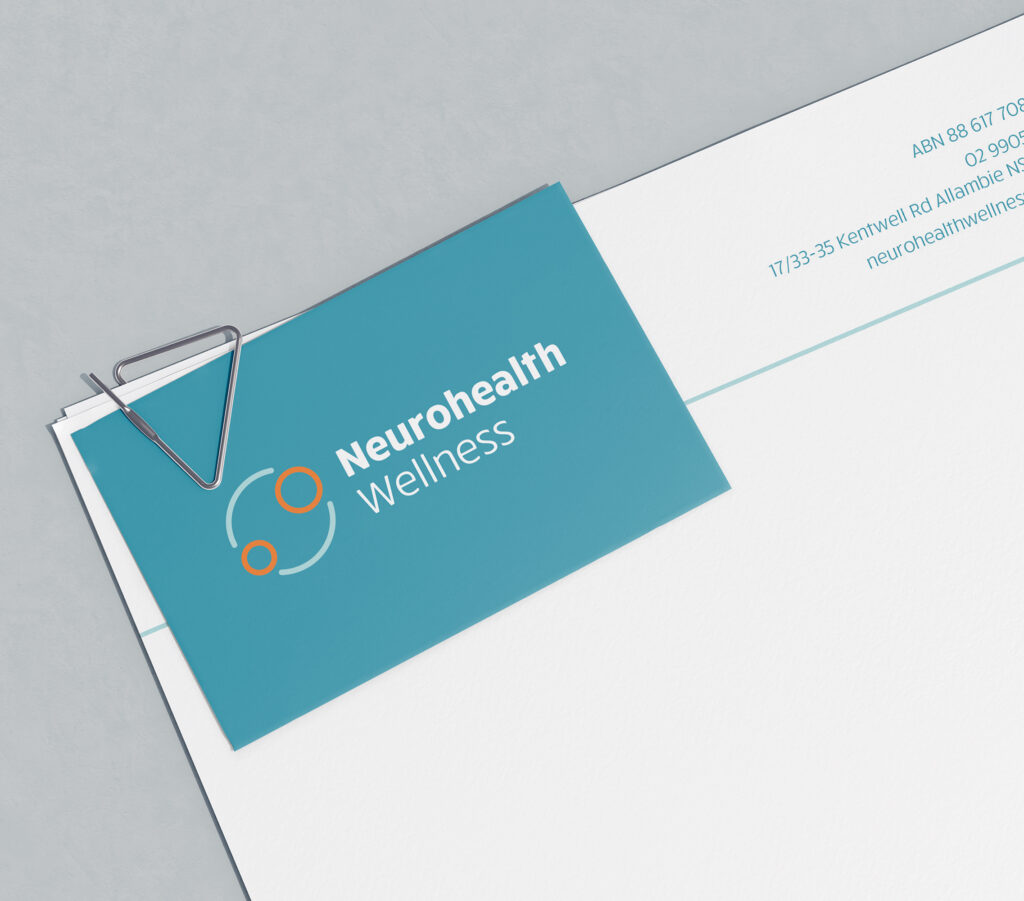 Neurohealth Wellness business card design