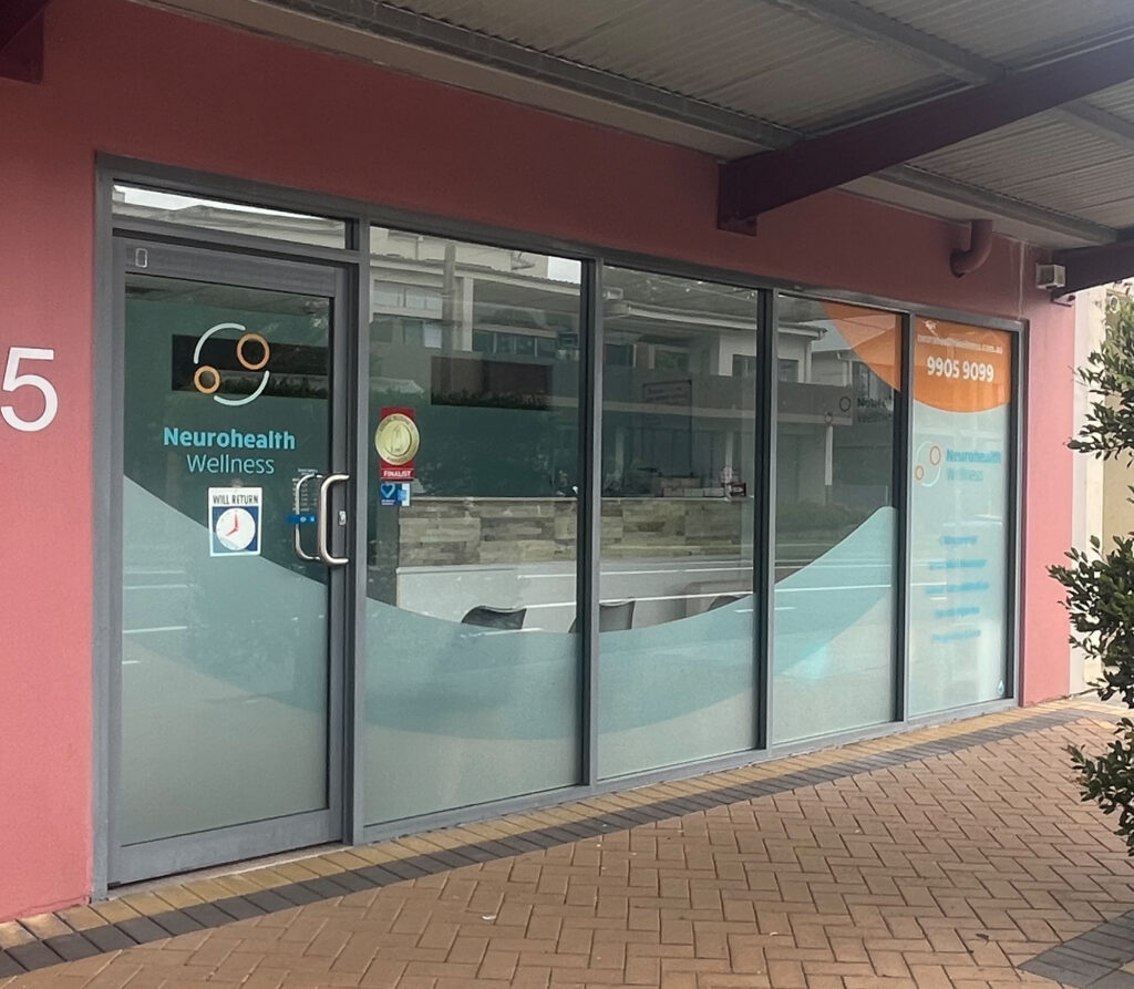 Neurohealth Wellness business signage