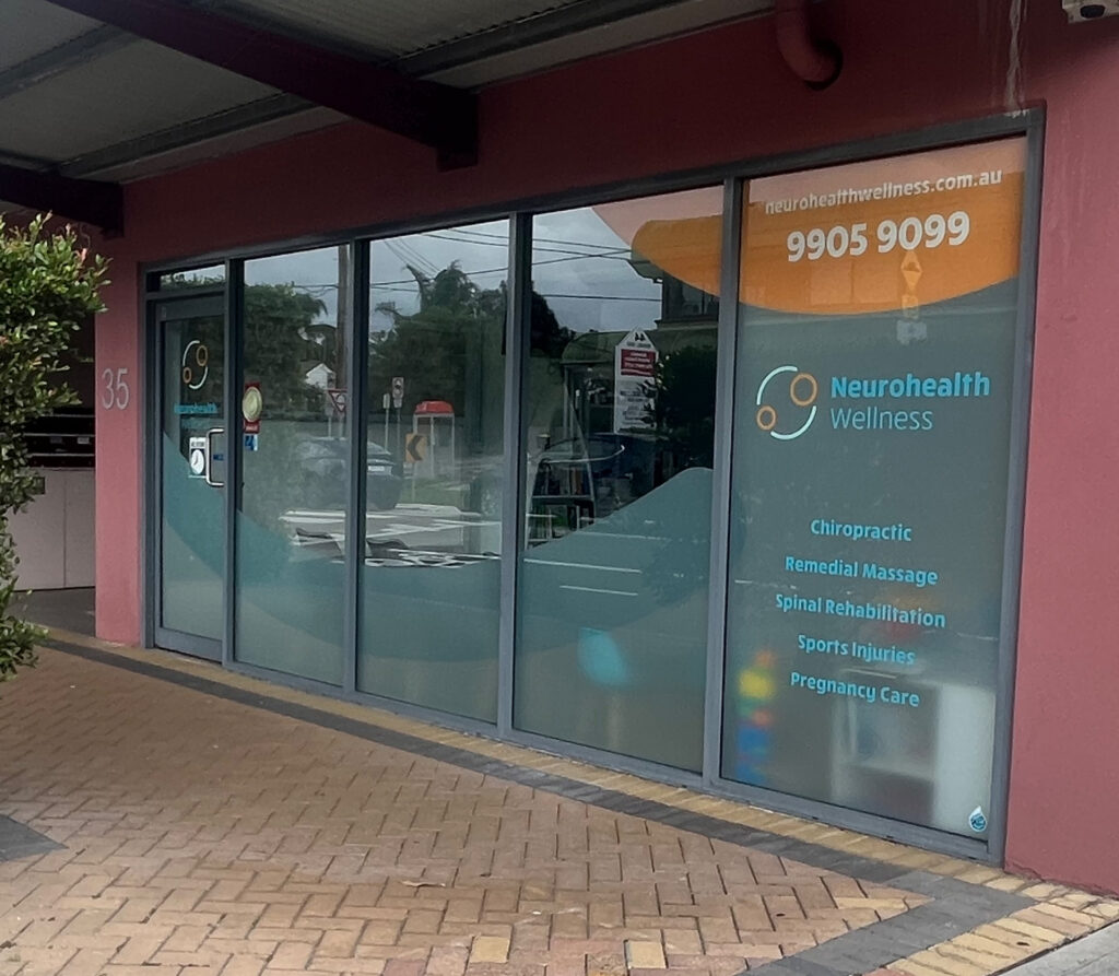 Neurohealth Wellness business signage