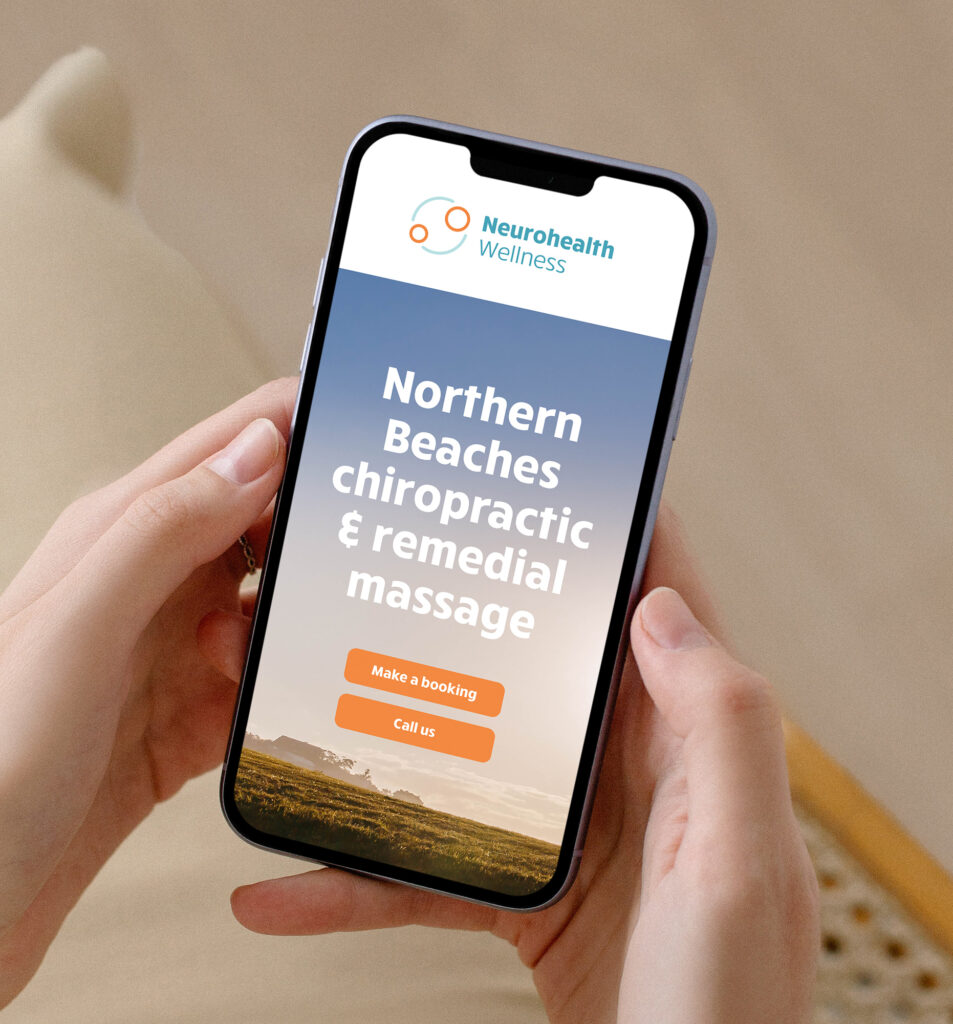 Neurohealth Wellness landing page design