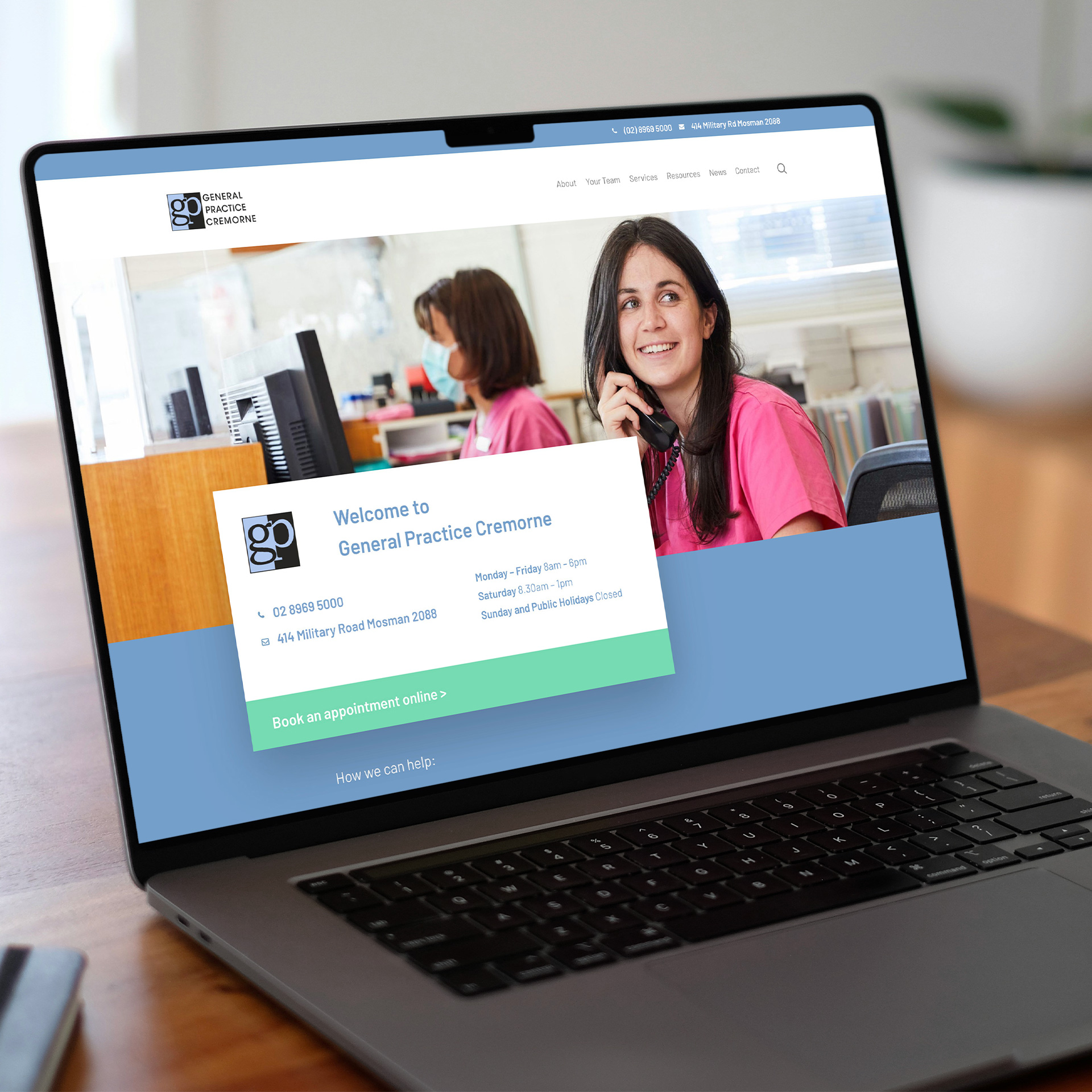 medical website design